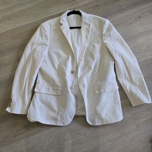Tommy hilfiger White velvet Blazer